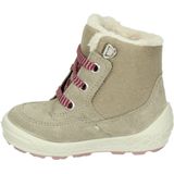Superfit - 106318 - Half-Hoge Sneakers - Wit/Beige - Suede/Rubber
