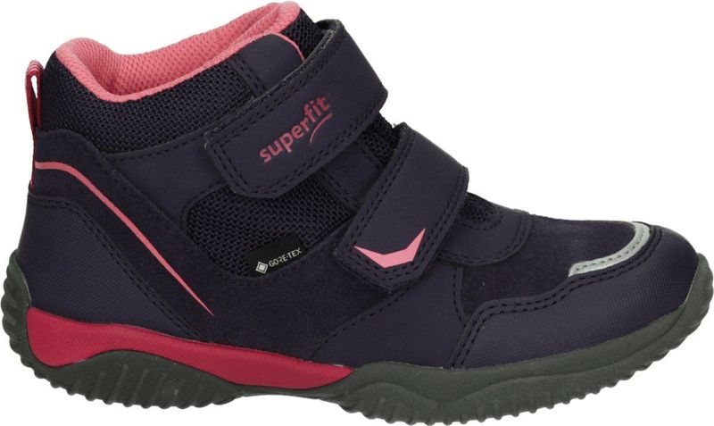Superfit Mädchen STORM leicht gefütterte Gore-Tex Sneaker, LILA/ROSA 8500