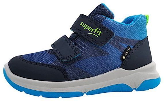 Superfit Baby Jungen COOPER leicht gefütterte Gore-Tex Sneaker, BLAU/HELLGRÜN 8000