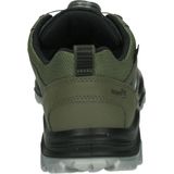 Superfit - 9069 - Jongens Lage Schoenen - Groen - Leer en Stof - Rubber Zool