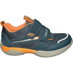 Superfit Storm Gore-Tex sneakers, blauw/oranje 8030, 34 EU breed, Blauw Oranje 8030, 34 EU Breed