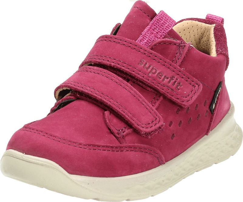 Sneakers - Effen - Leer/Suède - Velcro Sluiting - Platte Hak (0-3 cm)