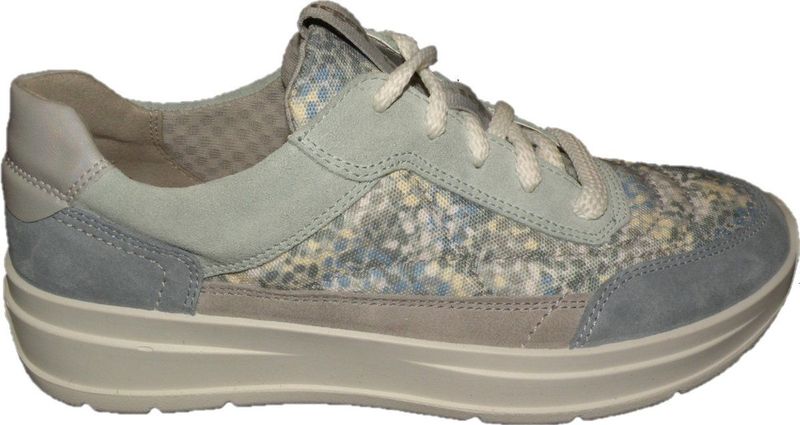 Legero - Sprinters - Basketbalschoenen - Alga Green - Gevoerde Tong - Verhoogde Zool