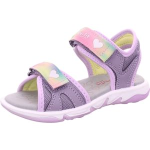Superfit - PEBBLES - Sandaal - Paars - Glitter Sluiting