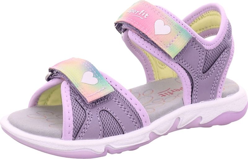 Superfit - PEBBLES - Sandaal - Paars - Glitter Sluiting