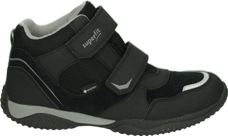 Superfit Jungen STORM leicht gefütterte Gore-Tex Sneaker, SCHWARZ/HELLGRAU 0030