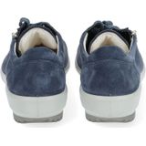 Sneakers - Effen - Leer/Suède - Platte Hak