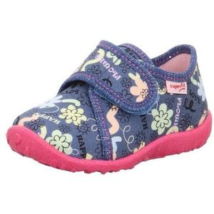 Superfit Spotty Pantoffels voor meisjes, Blauw meerkleurig 8110, 18 EU Weit