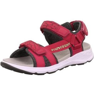 Superfit Criss Cross sandalen voor meisjes, Rood Groen 5010, 32 EU Breed