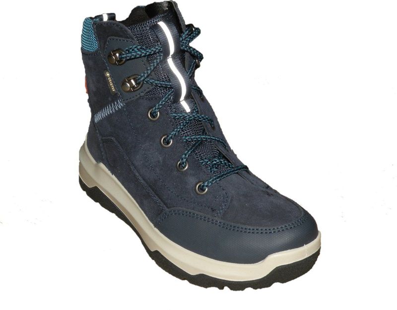 Superfit - 1-503 Veterschoenen - Blauw - Leer