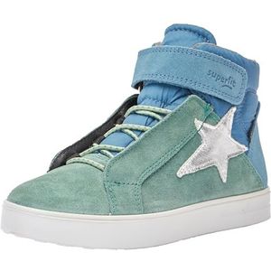 Superfit Stella Sneakers voor meisjes, Groen Blauw 7000, 33 EU Schmal