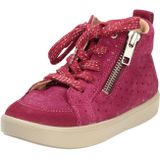 Wandelschoenen - SUPIES - Leer en Suède - Vetering met 4 Gaten - Ronde Neus