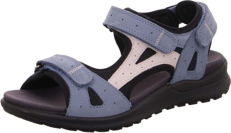 Legero - Siris - Sandalen - Jeansblauw - Klittenbandsluiting - Sleehak