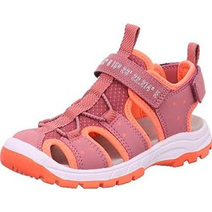 Superfit Tornado Light Sandalen voor meisjes, Roze Oranje 5500, 31 EU