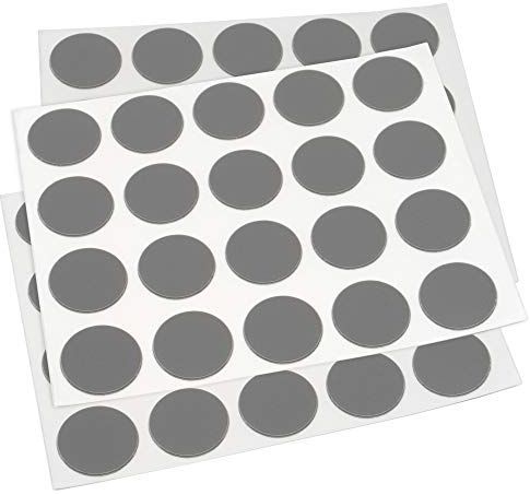 Klustape - Ø 1,3 Cm - Donkergrijs - Flinterdunne Gatafdekkingen