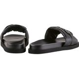 Hogl - Gezondheidsslippers - Zwart - Leer