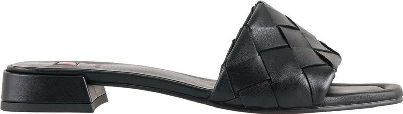 Hogl - Felina - Gezondheidsslippers - Zwart - Leer