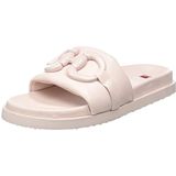 Högl, Comfortabele Leren Slippers voor Dames Beige, Dames, Maat:36 EU