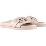 Högl - Schoenen - Beige - Leer - Comfortabele Slippers voor Dames