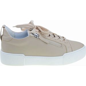 Högl, Schoenen, Dames, Beige, 36 EU, Leer, Klassieke leren sneakers