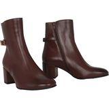 Högl - Ella - Dames Laarzen - Bruin - Leer - Blokhak