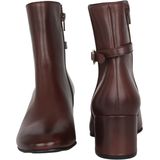 Högl - Ella - Dames Laarzen - Bruin - Leer - Blokhak