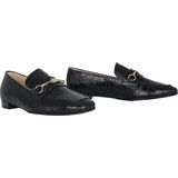 Högl - Prosperous - Dames Instapper - Zwart - Mock Croc