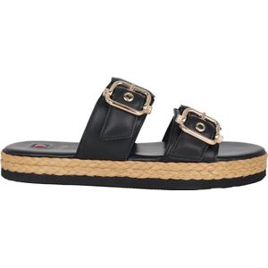 Högl - Elsa - Dames Sandaal - Zwart - Leer