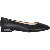 Högl - Squared 10 - Dames Ballerina - Zwart - Leer