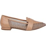 Högl - Amber - Dames Instapper - Beige - Leer