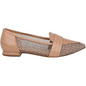 Högl - Amber - Dames Instapper - Beige - Leer