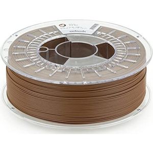 extrudr® PLA NX2 MATTE ø1.75mm (1kg) 'CHOCOLATE BROWN MATTE' - 3D printer filament - Made in Austria