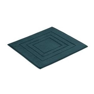 Vossen Badematte "Feeling", fußbodenheizungsgeeignet-beidseitig nutzbar, Badteppich, Uni-Farben, mit Bordüre, Hoch-Tief Effekt, reine Baumwolle