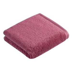 Vossen handdoek Vegan Life blackberry 50x100