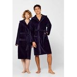 Esprit - Box - Badjas - Navy Blue - Katoen