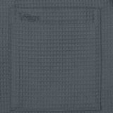 Vossen - ROM Pique-U - Badjas - Flanel - Unisex - Kleur: Grijs