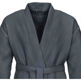 Vossen - ROM Pique-U - Badjas - Flanel - Unisex - Kleur: Grijs