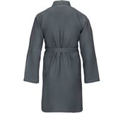 Vossen - ROM Pique-U - Badjas - Flanel - Unisex - Kleur: Grijs