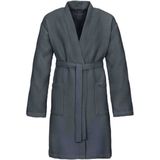 Vossen - ROM Pique-U - Badjas - Flanel - Unisex - Kleur: Grijs