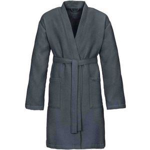 Vossen - ROM Pique-U - Badjas - Flanel - Unisex - Kleur: Grijs