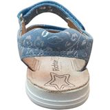 Richter - 5500-7221 - Sandaal - IJsblauw Metallic - Leder