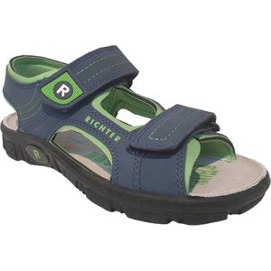 Richter - 8105 Sandaal - Blauw - Leder - Klittenband