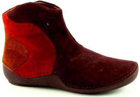 Think! - 3-000423 - Enkellaarsjes - Vino/Kombi - Leer