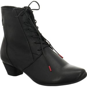 Think! - Aida - Veterlaarsjes - Zwart - Plantaardig Gelooid Leer