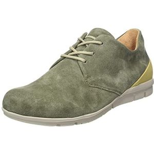 Think! Heren King_3-000735 chroomvrij gelooid duurzaam vervangbaar voetbed veterhalfschoenen, 7000 olijf/combi, 43 EU, 7000 olijfcombinatie, 43 EU