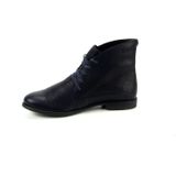 Think! Agrat Kuitlaarzen - Marineblauw - Plantaardig Gelooid Leer - Licht Gevoerd