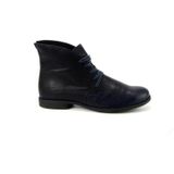 Think! Agrat Kuitlaarzen - Marineblauw - Plantaardig Gelooid Leer - Licht Gevoerd