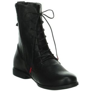 THINK! Agrat chroomvrij gelooide licht gevoerde enkellaarsjes, 0010 zwart., 36.5 EU