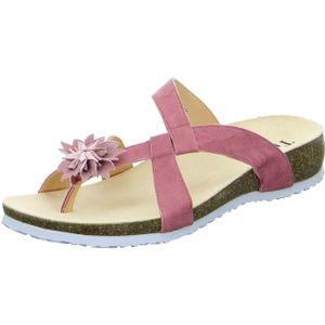 Think 3-000904-5010 Rose dames teenslippers met bloem