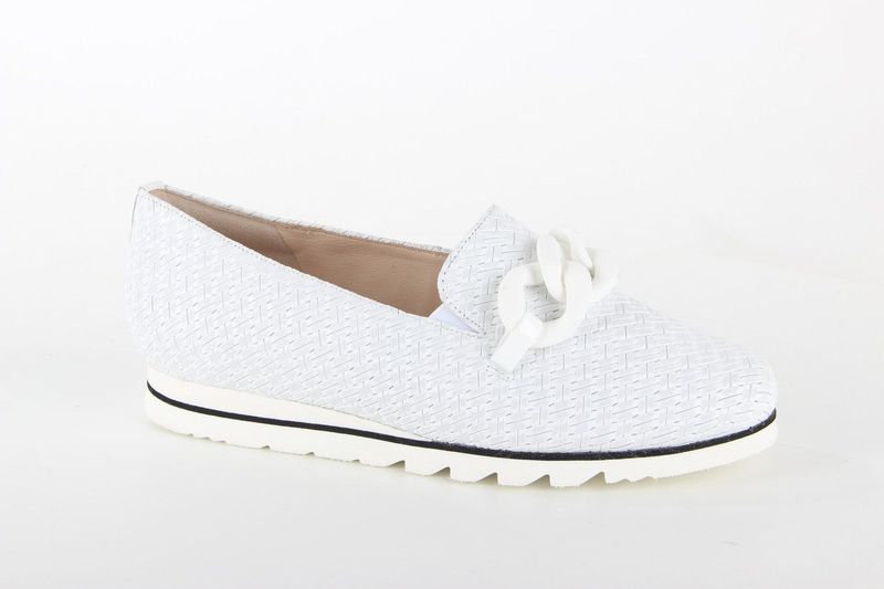 Hassia - 3-301539 Instappers - Wit - Leer